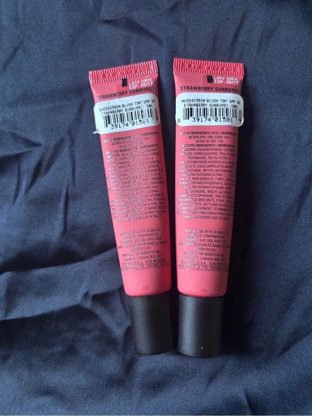 NWT NUDESTIX Nudescreen Blush Tint SPF 30 — SET